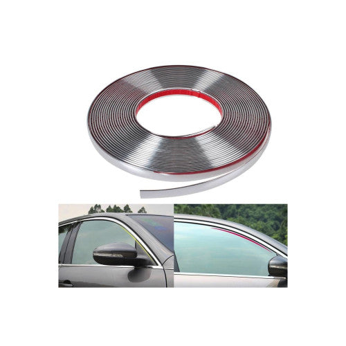 Rola ornament  nichel/crom  cu adeziv 20mmx15m