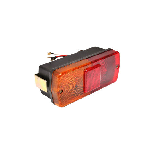 Lampa stop spate cu catadioptru rosu-galben 12 V  Cod: DISCP54