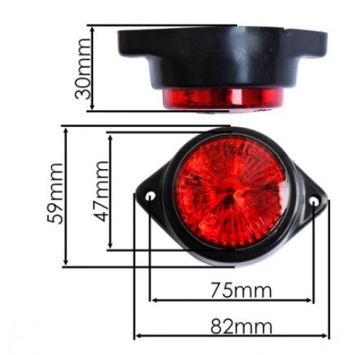 14 x 66 Lampa LED 24V Rosie