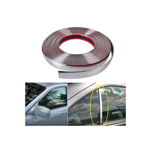 Rola ornament nichel cu adeziv 12mm x 15m