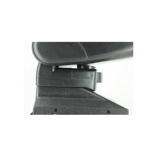 Cotiera auto universala cu baza metalica negru cusatura rosie Cod: 48014