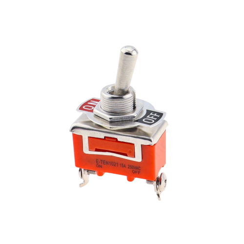 Buton universal 2 pozitii ON/OFF tip comutator metalic pentru instalatii auto si electrice Cod: 1021