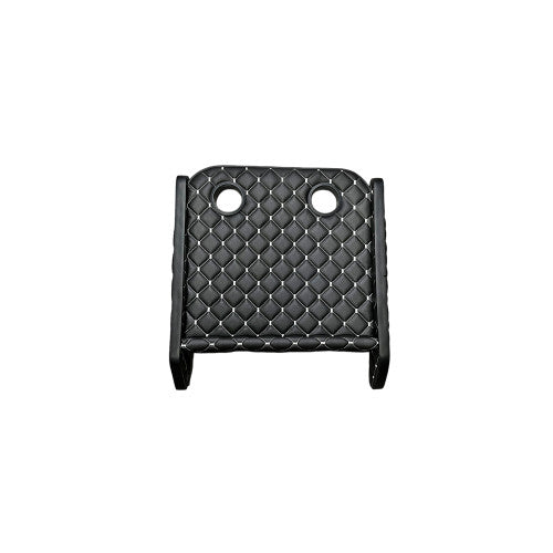 Masa de bord cu 2 suporti pentru pahare ,piele ecologica culoare Negru cusatura Gri compatibila  Ford Transit 2014-2024