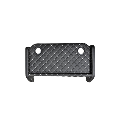 Masa de bord cu 2 suporti pentru pahare ,piele ecologica culoare Negru cusatura Gri compatibila Iveco 2024->