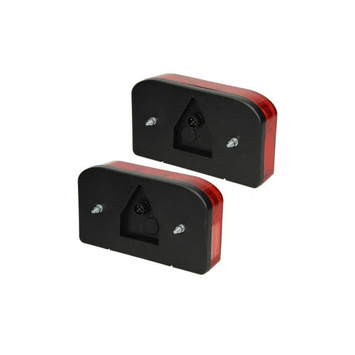 Set lampa spate 7 functii cu ceata si numar stanga dreapta 12V/24V 23cm Cod: ST0451-ST0452